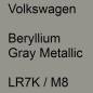 Preview: Volkswagen, Beryllium Gray Metallic, LR7K / M8.